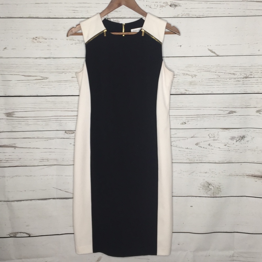 Calvin Klein Black White Professional Dres…